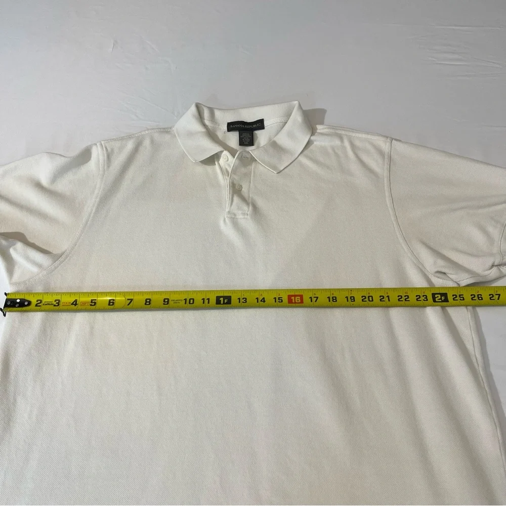 BANANA REPUBLIC MENS SHIRT , size XXL , white good condition, preowned
